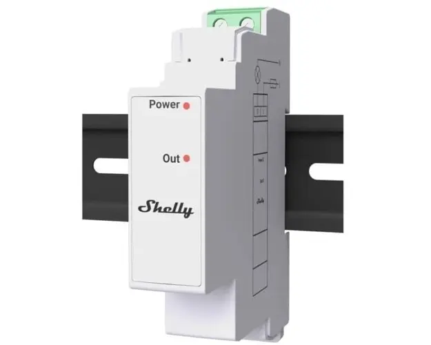 Releu Smart pentru Shelly Pro 3EM, 240V, 2A, Montare pe sina DIN, Shelly PRO 3EM Switch Add-on