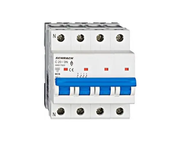 Siguranta automata 3P+N C20A 6kA SCHRACK