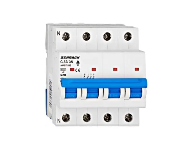 Siguranta automata 3P+N C32A 6kA SCHRACK