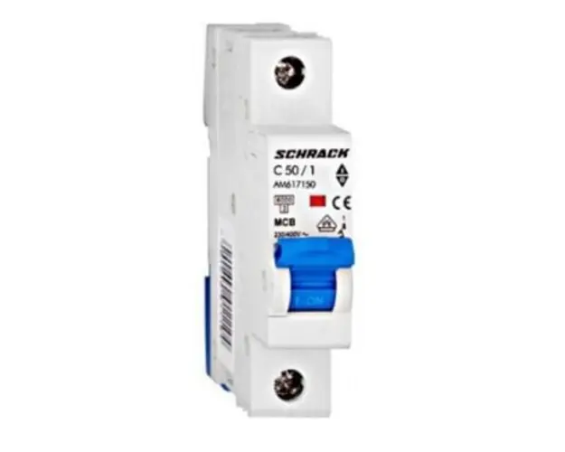 Siguranta automata modulara 6kA, C50A Schrack AM617150