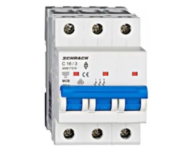 Siguranta automata tripolara C16A 6 kA SCHRACK