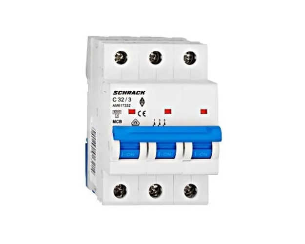 Siguranta automata tripolara C32A 6kA SCHRACK