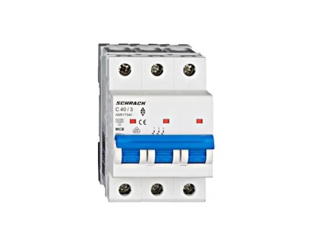 Siguranta automata tripolara C40A 6kA Schrack
