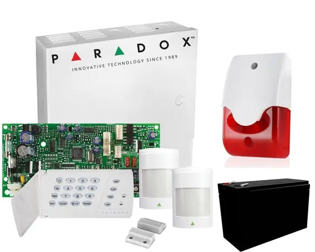 Sistem de alarma PARADOX interior 3 zone KIT SP4000 INT