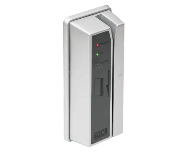 Sistem de control acces cu card magnetic pentru restrictionarea accesului in incintele ATM, ST-505
