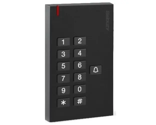 Cititor de proximitate standalone cu tastatura integrata, RFID 125Khz, PIN, Wiegand 26, montaj aparent, Sebury Q3