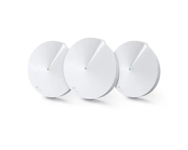 Sistem Mesh - Tp Link DECO M5, 3 Extendere Wi-Fi Gigabit, cu anntivirus si control parental