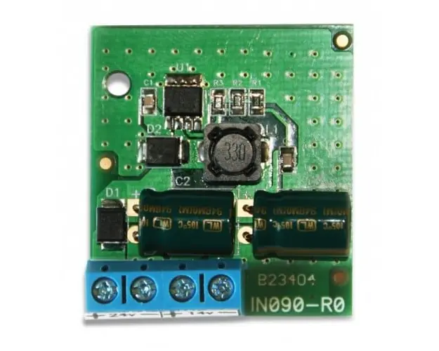 Modul pentru sistem de antiincendiu, convertor tensiune de la 24V la 14V, curent maxim 1A, compatibil cu sirena IVY-R, Inim STD241201