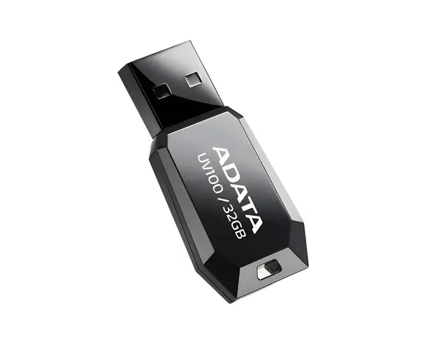 Stick de memorie USB 2.0, 32GB, ADATA AUV100-32G-RBK, negru