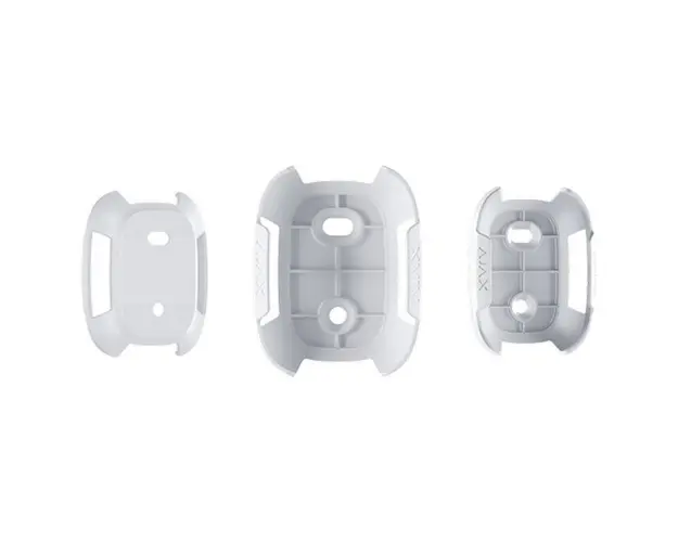 Suport buton / buton dublu, alb, AJAX Holder DoubleButton WH