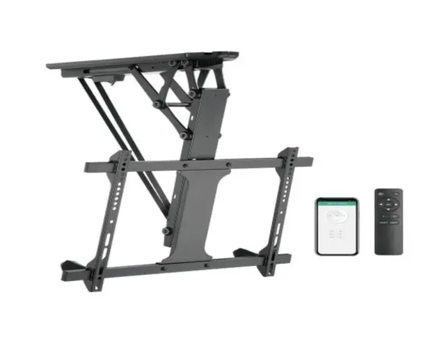 Suport monitoare de tavan, motorizat, cu telecomanda, aplicatia Tuya, 32"-70", max.35kg, Blackmount SUPLCD-BM-ML60AI