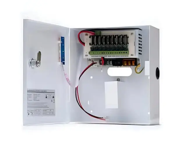 Sursa de alimentare 12-14V/5A cu back-up, 9 iesiri protejate, ZTP1205B-9F