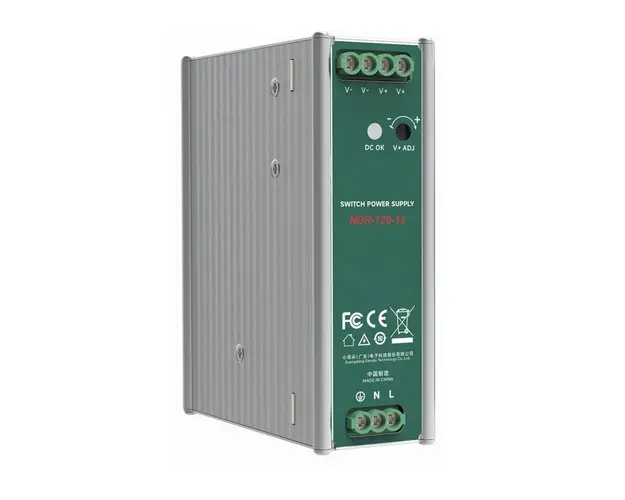 Sursa de alimentare 12V, 10A, montare pe sina DIN, Safer SAF-NDR-120-12