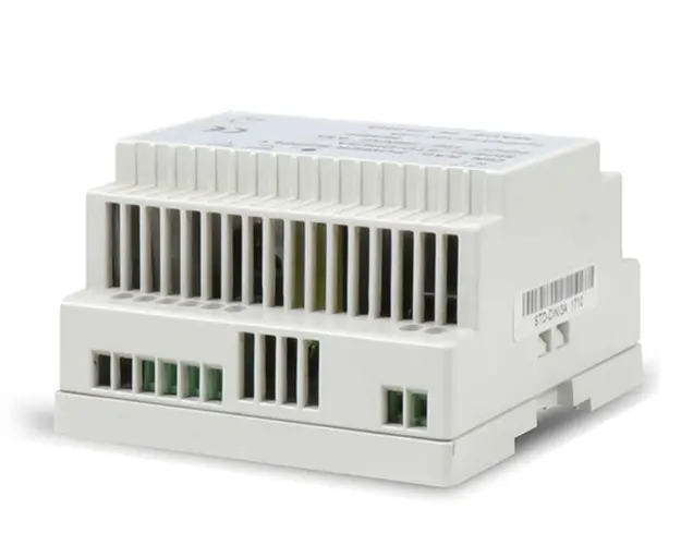 Sursa de alimentare 12V 5A, cu backup, montaj in sina DIN SAF-DIN60-12UPSZ