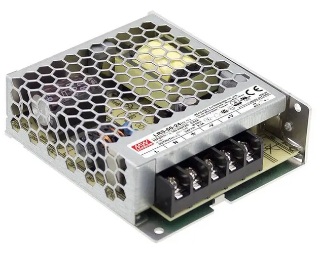 Sursa de alimentare in comutatie, 24V, 2.2A, 51.8W, Mean Well, LRS-50-24