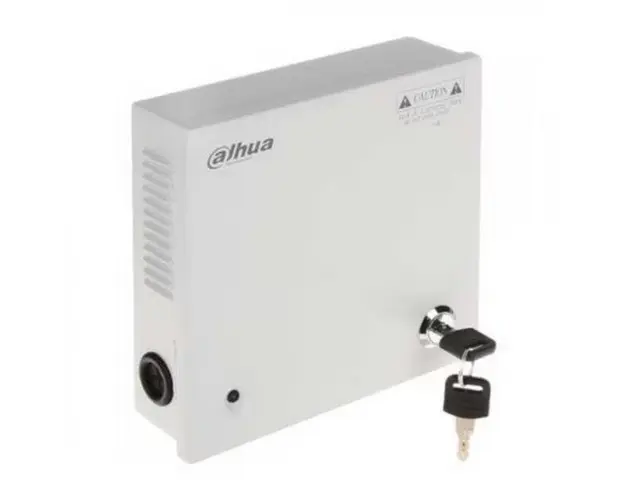 Sursa de alimentare in cutie de metal, 5 iesiri, 4 Ah, 12 V, Dahua, PFM340-5CH