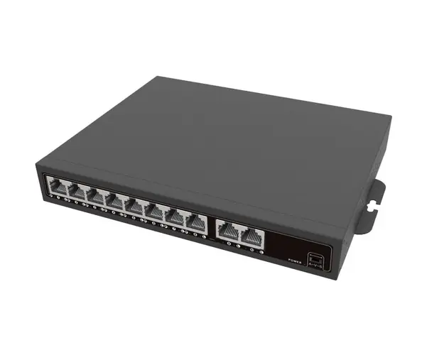 Switch PoE 8+2 porturi, 52V, 2.88A, 120W, Safer SAF-POE5203-10