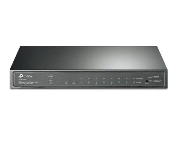 Switch TP-Link TL-SG2210P, 8 Porturi PoE, Gigabit PoE+ si 2 sloturi SFP, 61W