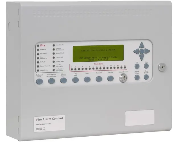Centrala de incendiu adresabila, 16 zone, 1 bucla / 126 adrese, 3A, afisaj LCD, LA80161M2 Kentec