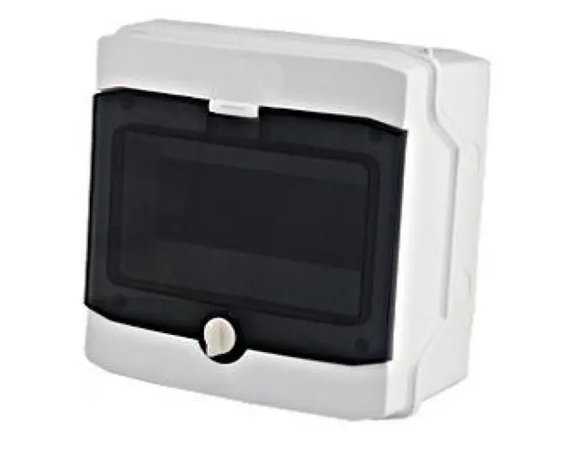 Cofret / Panou pentru Distributie Sigurante, De exterior, IP65, 1 rand de 8 Module Schrack