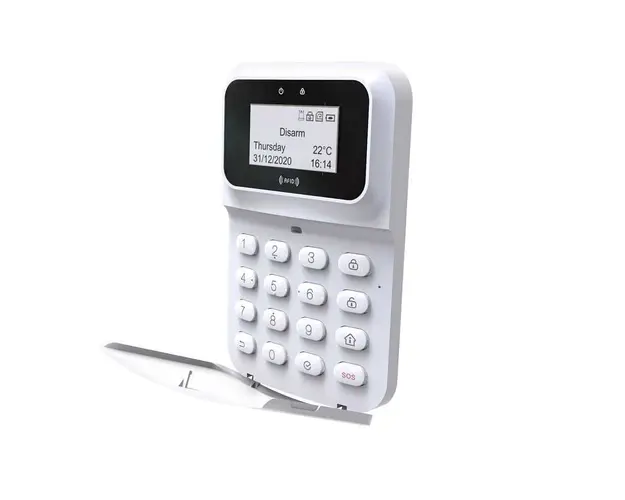 Tastatura wireless pentru alarma Heyi, cititor card RFID, HY-305E