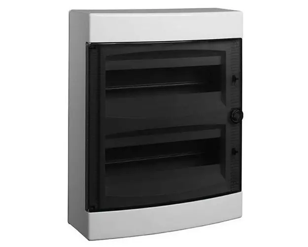 Tablou electric sistem fotovoltaic AC/DC, trifazat, putere invertor 3-10kW, 2 siruri, Noark, TE-PV-3N-10-2S