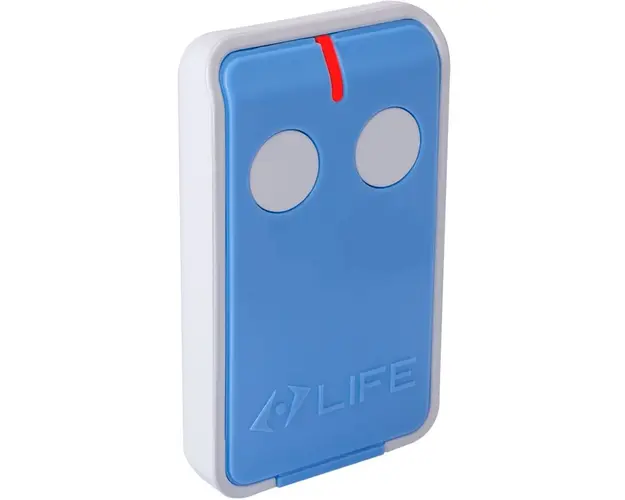 Telecomanda pentru automatizari de poarta Life cu 2 taste, MAXI02-BLUE