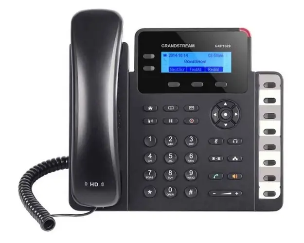 Telefon VOIP 2 conturi SIP alimentare POE Grandstream GXP1628