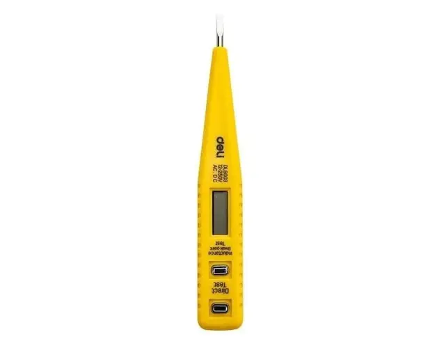 Tester de tensiune, 12-250V, 127 mm, EDL8003 Deli