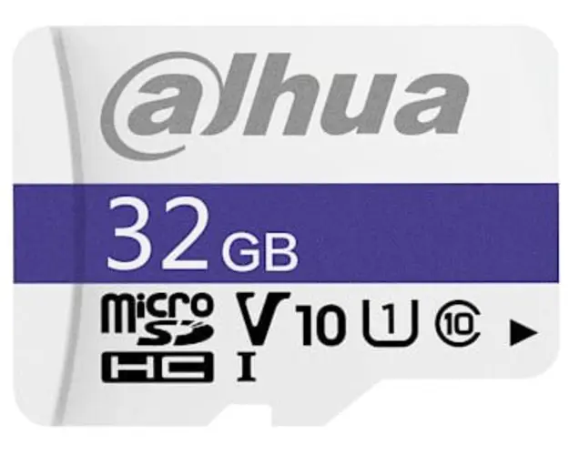 Card de memorie pentru stocare video Micro SD 32GB Clasa 10 Dahua TF-C100/32GB