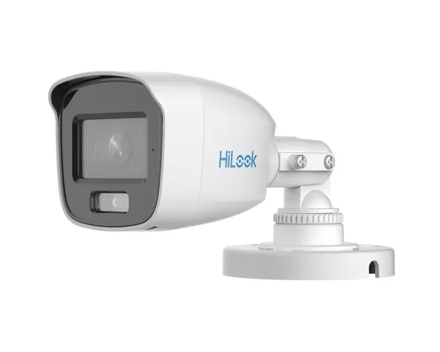 Camera supraveghere exterior Hikvision HiLook ColorVu THC-B159-MS, 5MP 3K, 2.8 mm, LED alb 20m, HDTVI, IP66