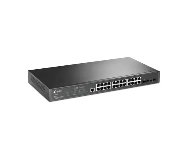 Switch cu management 24 Porturi gigabit şi 4 Slot-uri SFP TL-SG3428