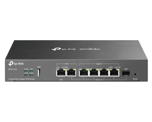 Omada Multi-Gigabit VPN Router, Tp-Link ER707-M2