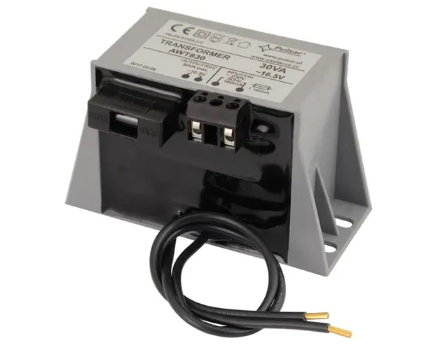 Transformator capsulat pentru sisteme de alarma Pulsar 16V 30VA