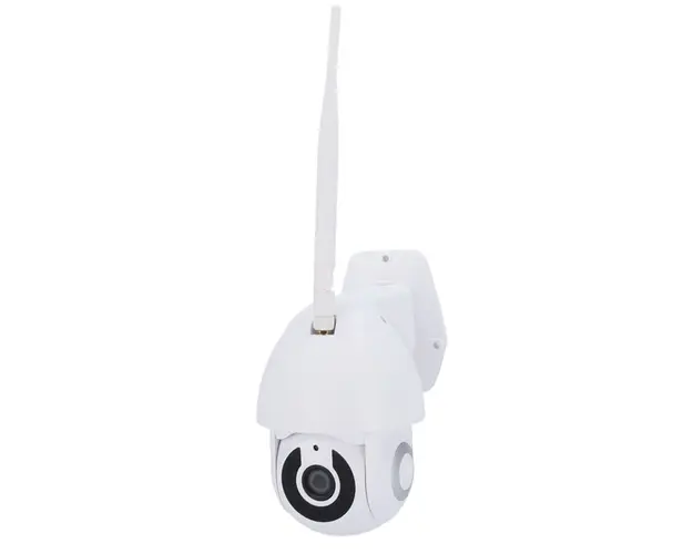 Camera IP PTZ pentru exterior, 3MP, lentila 3.6mm, Wi-Fi 2.4GHz, autotracking, compatibila cu aplicatia Tuya, SAF-PT02-3MP Safer
