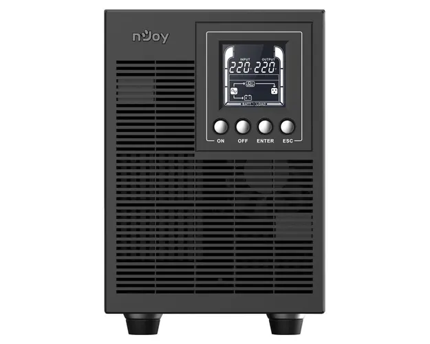 UPS nJoy Echo PRO 2000 VA, Sinusoida PURA, UPOL-OL200EP-CG01B, 1600W, 4x Schuko, Dubla conversie, compatibil cu generator