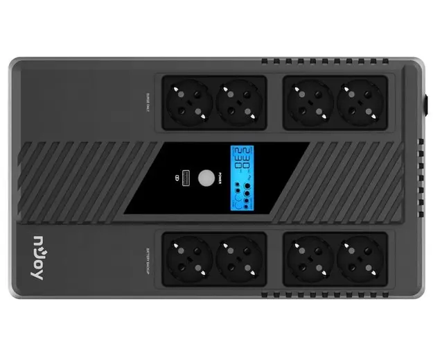 Ups cu stabilizator (AVR) incorporat 800VA Njoy Token 800 UPCSBLS680TTOAZ01B