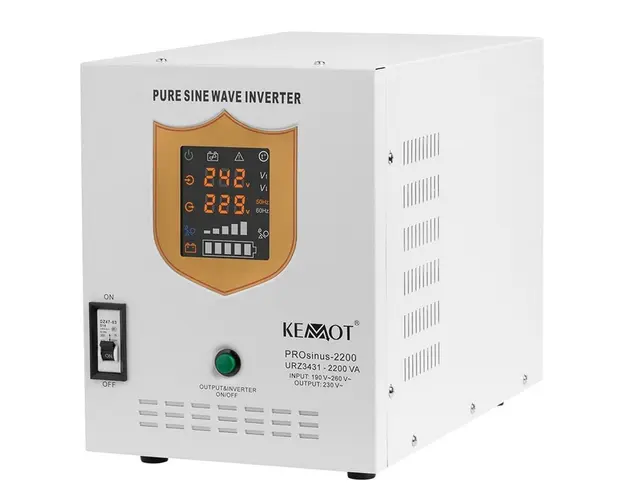 UPS pentru centrale termice, SINUS PUR, 2200VA, 1600W, 12V, Alb, KEMOT, URZ3431