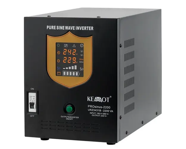 UPS pentru centrale termice, SINUS PUR, 2200VA, 1600W, 12V, KEMOT, URZ3431B