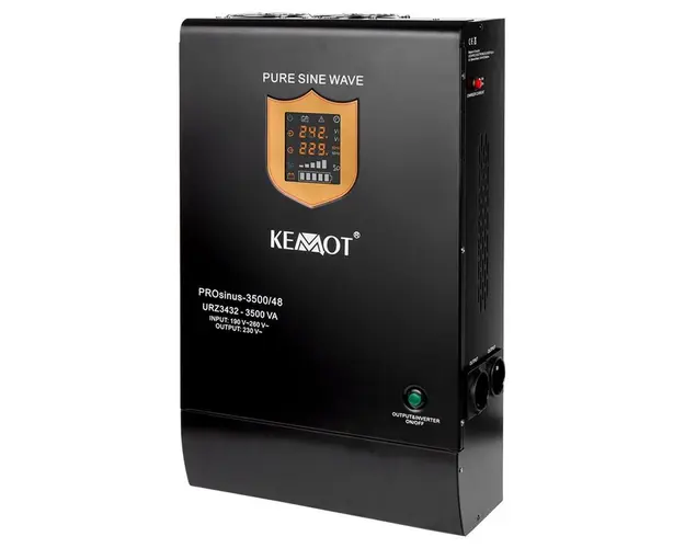 UPS pentru centrale termice, SINUS PUR, 3500VA, 2400W, 48V, KEMOT, URZ3432