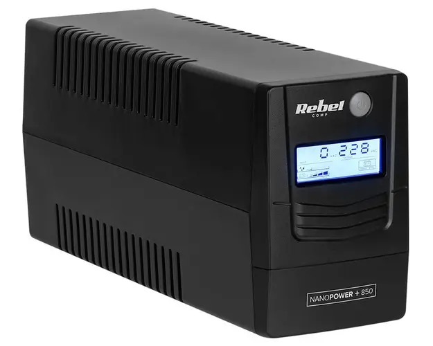 UPS pentru supraveghere video NANOPOWER, 850VA, 480W, USB, Rebel RB-4024