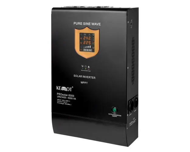 Invertor pentru sisteme cu panouri solare Kemot ProSolar, 3500W, OffGrid, pentru baterii de 48V, PV / AC, URZ3420