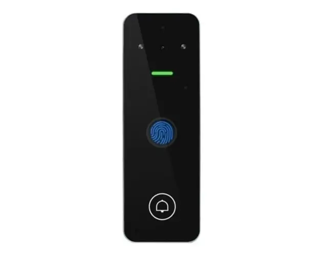 Videointerfon SECUKEY Vcontrol 4-F, cu amprenta si card RFID, compatibil cu aplicatia Tuya, IP65