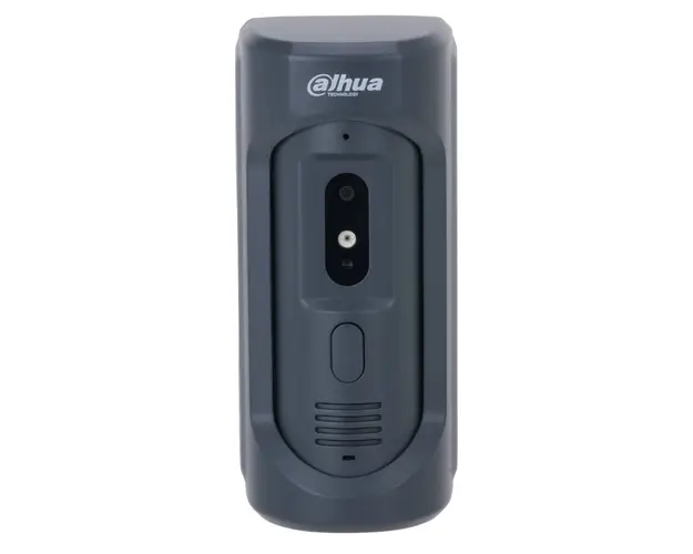 Videointerfon IP de exterior Dahua VTO2101E-P-S2, 2 MP, 2.8 mm, IR, difuzor incorporat, PoE, IP65, IK10, montaj aparent