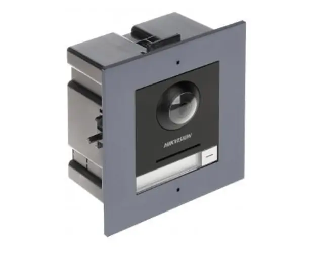 Videointerfon modular, unitate centrala, montaj incastrat, Hikvision DS-KD8003-IME1/FLUSH/EU
