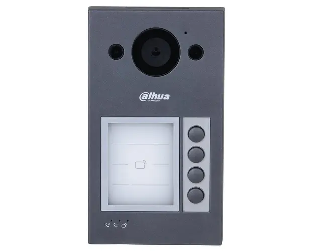 Videointerfon wireless IP, Wi-Fi Dahua VTO3311Q-WP, cu camera 2MP, PoE, slot card microSD, IP65, IK08