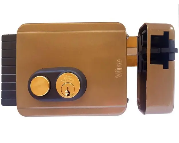 Yala aplicata dreapta VIRO, pentru exterior, cu buton, 12V