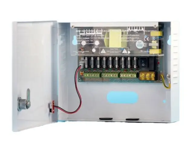 Sursa alimentare 12V-5A, cu 9 iesiri protejate, ZTS1205-09F