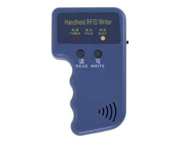 Duplicator portabil, LED indicator, Material ABS, pentru cartele / tag-uri EM 125kHz, LED indicator, Material ABS, Yli, ZX-8211