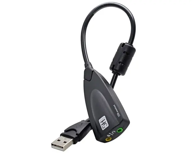 Adaptor Audio Techstar® 5HV2, USB 2.0, 2 x Jack Audio 3.5mm, Microfon, LineOut, Virtual Surround